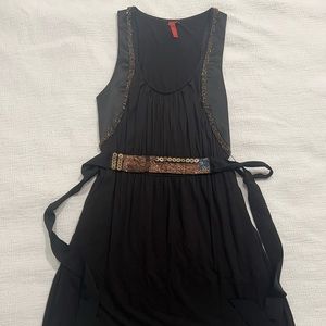Anthropologie One September Black Dress